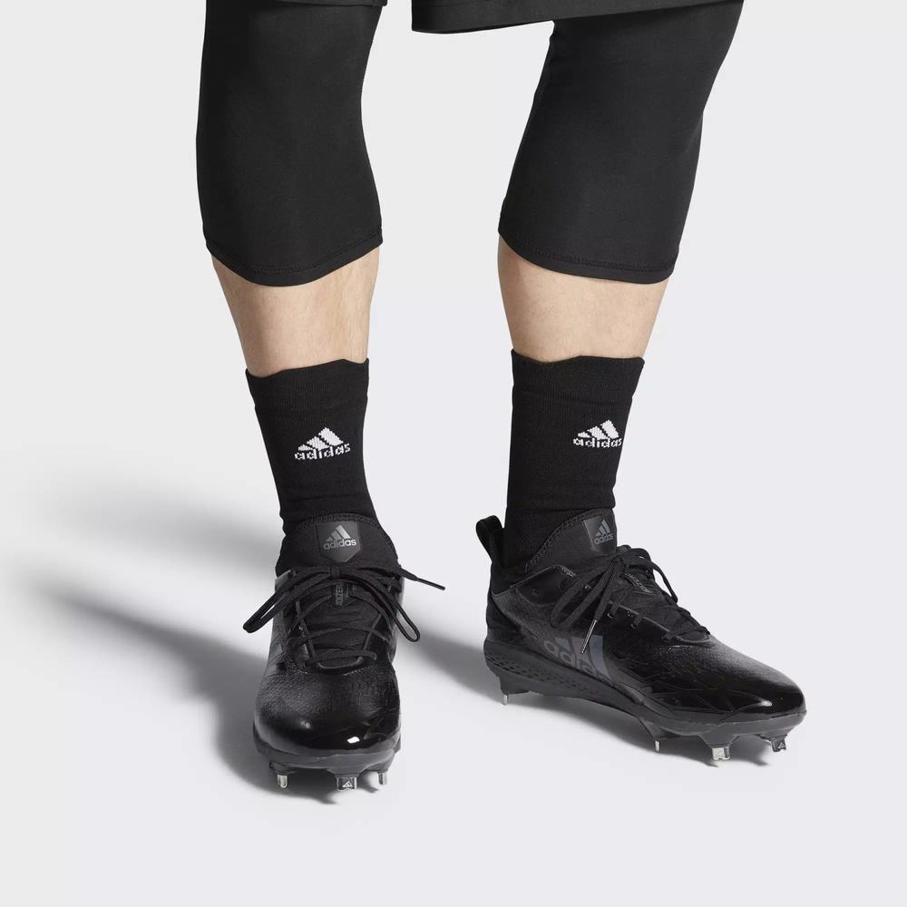 Adidas Adizero Afterburner V Dipped Spikes De Beisbol Grises Para Hombre (MX-30058)